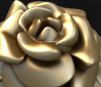 3D модель Роза в круге (STL)